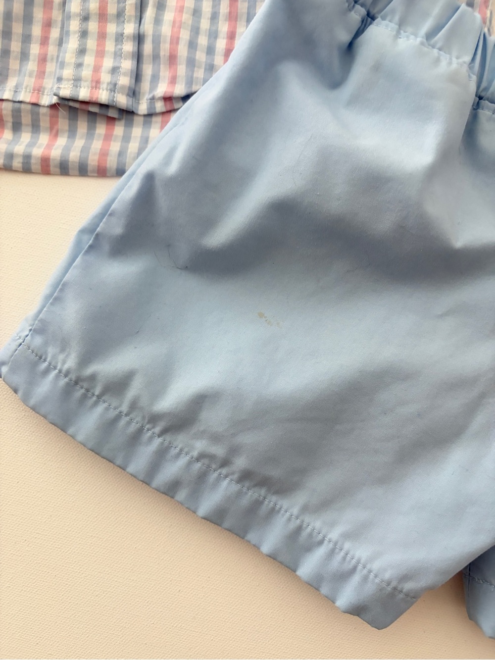 Beaufort Bonnet Boys Button-Down Plaid Shirt with Light Blue Play Shorts - Picture 8 of 8
